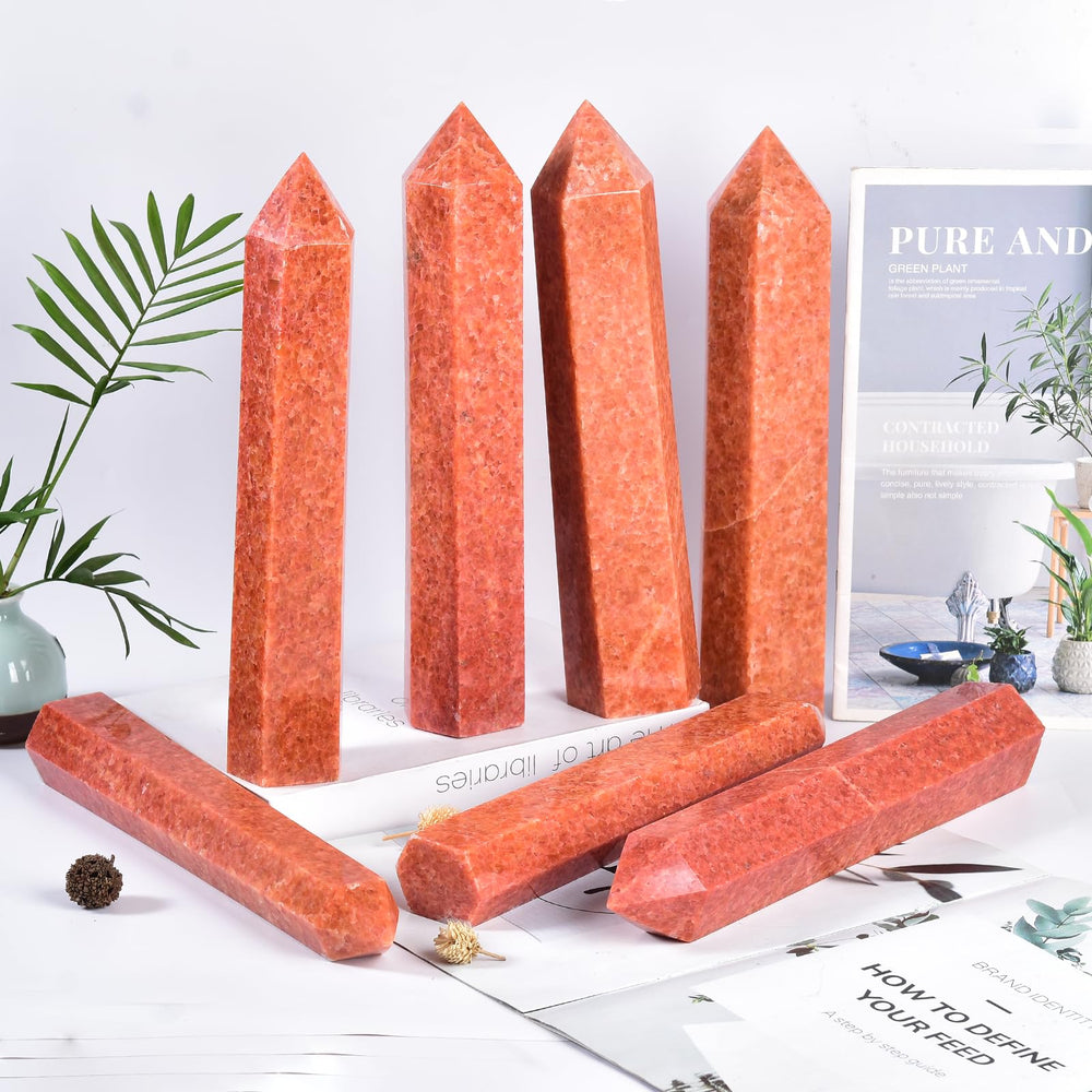 JIC Gem hexagonal sunstone column makes a striking gift for lovers