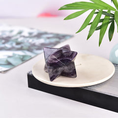 JIC Gem merkaba crystal with dreamy colors—adds energy-themed accents to meditation spaces.