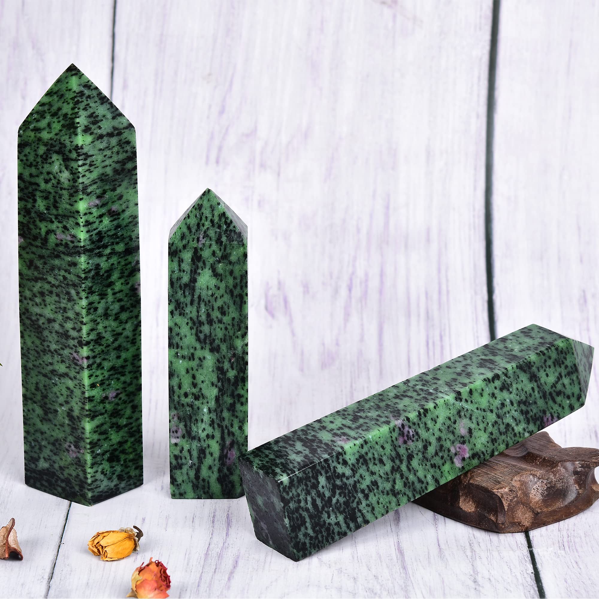 JIC Gem natural Ruby Zoisite variation in a crystal piece