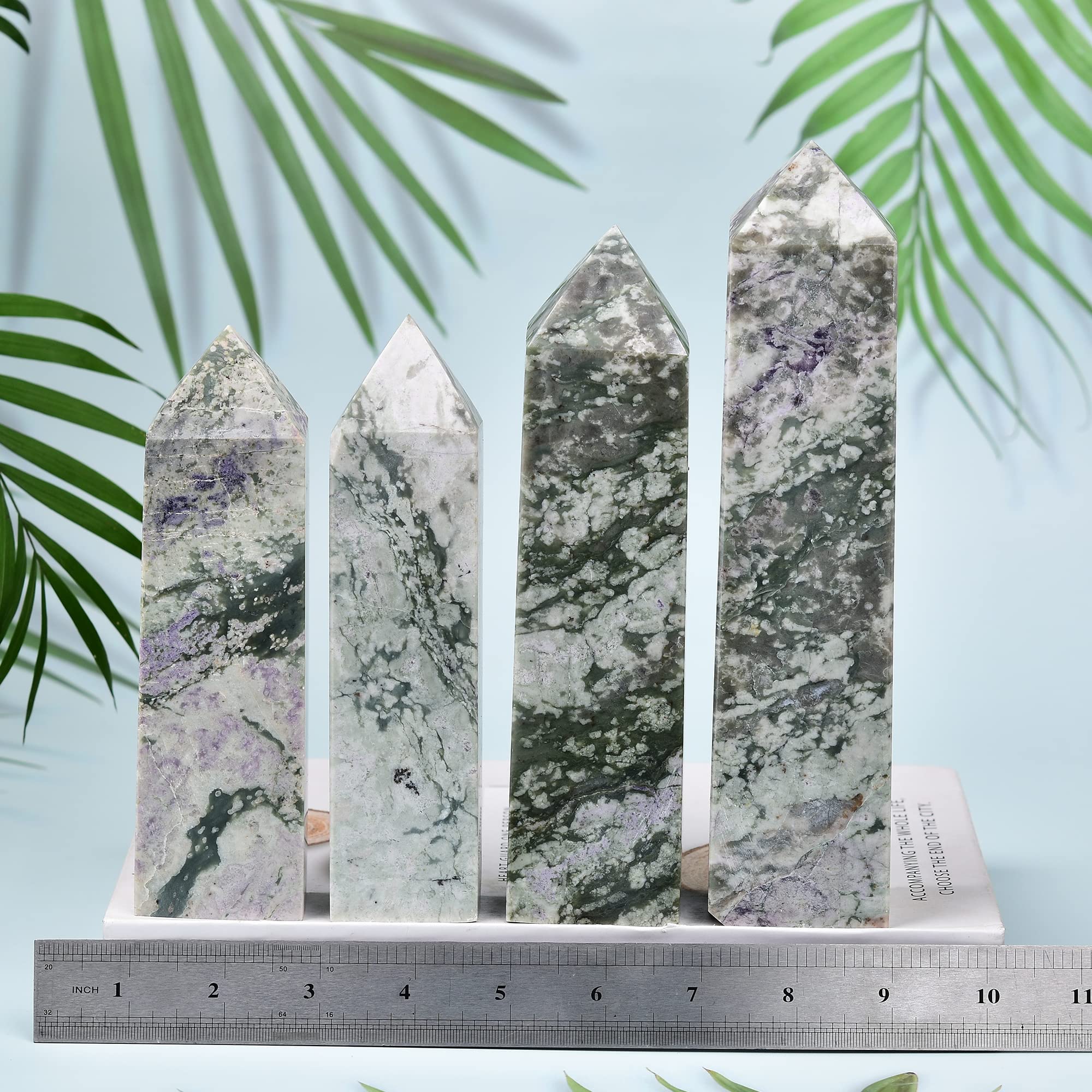 JIC Gem natural crystal wand; unique variation for collectors.