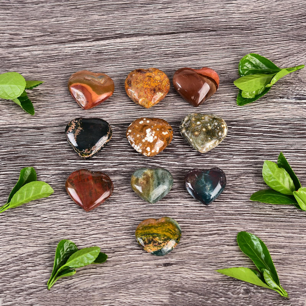 JIC Gem heart stones make a thoughtful gift for crystal lovers