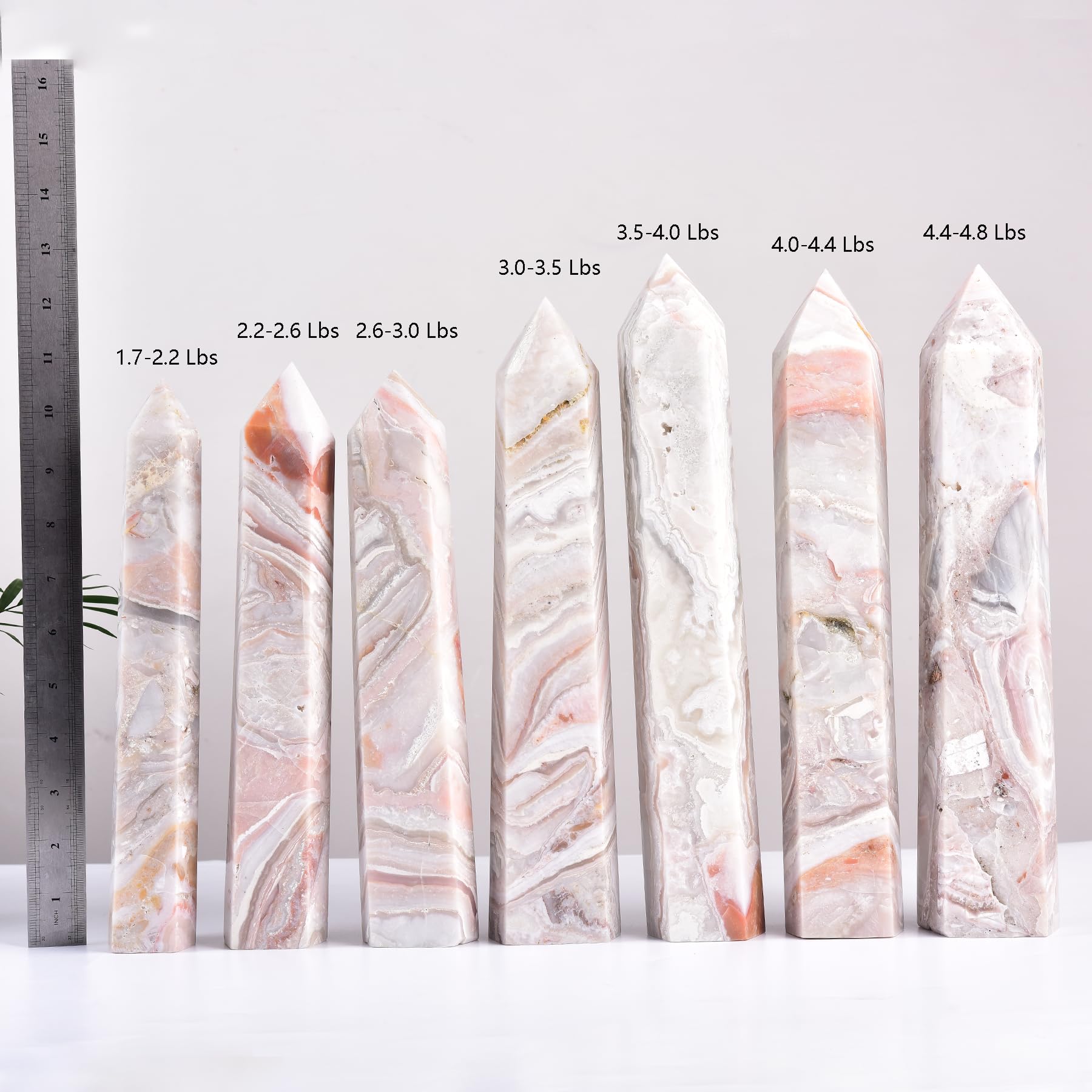 JIC Gem meditation crystal tower perfect as a home decor focal point.