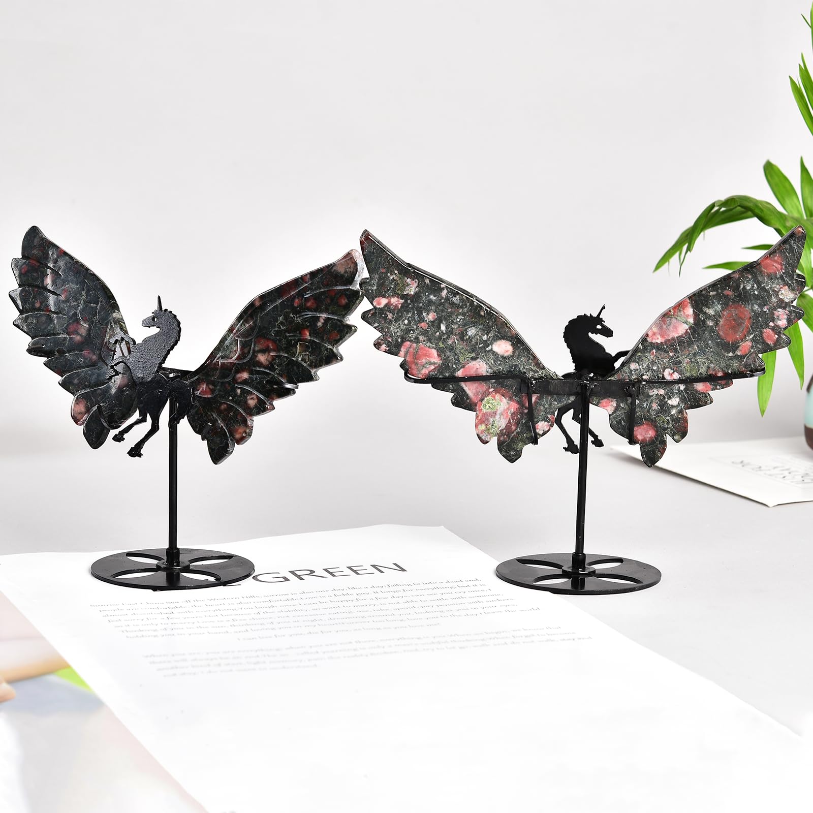 JIC Gem energy gemstone decoration invites positive vibes to living spaces.