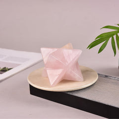 JIC Gem studio shot shows merkaba grid as a decorative spiritual gift.