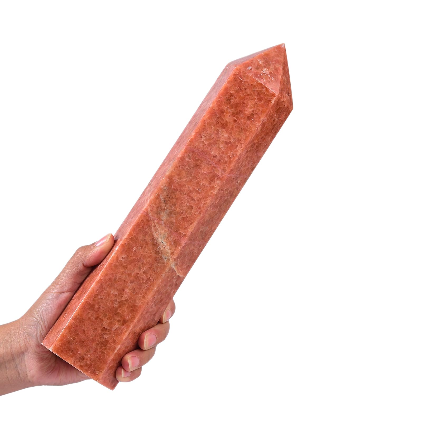 JIC Gem Sunstone Wand hexagonal tower brightens space for feng shui energy