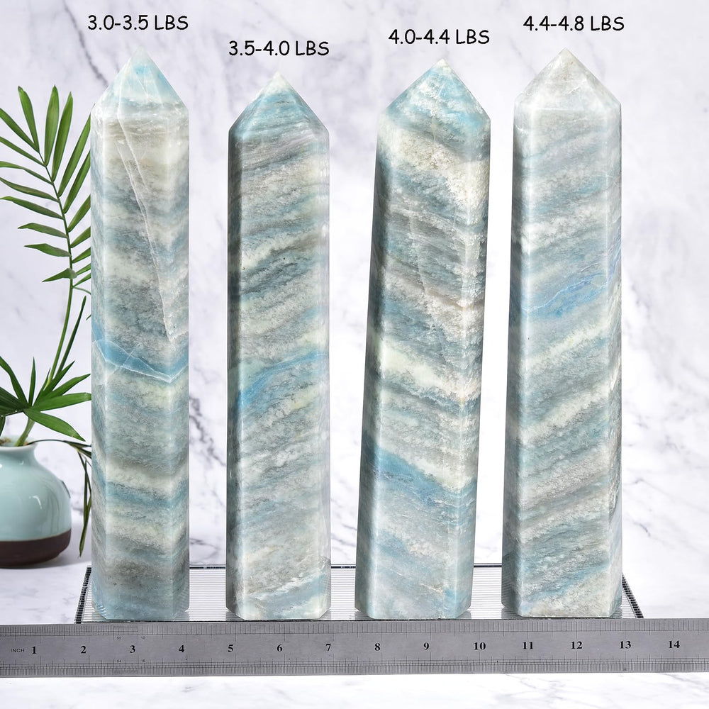 JIC Gem trolleite obelisk tower weighs 3.5-4 pounds for grounding