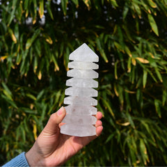 JIC Gem Wenchang-inspired tower supports mindful meditation spaces