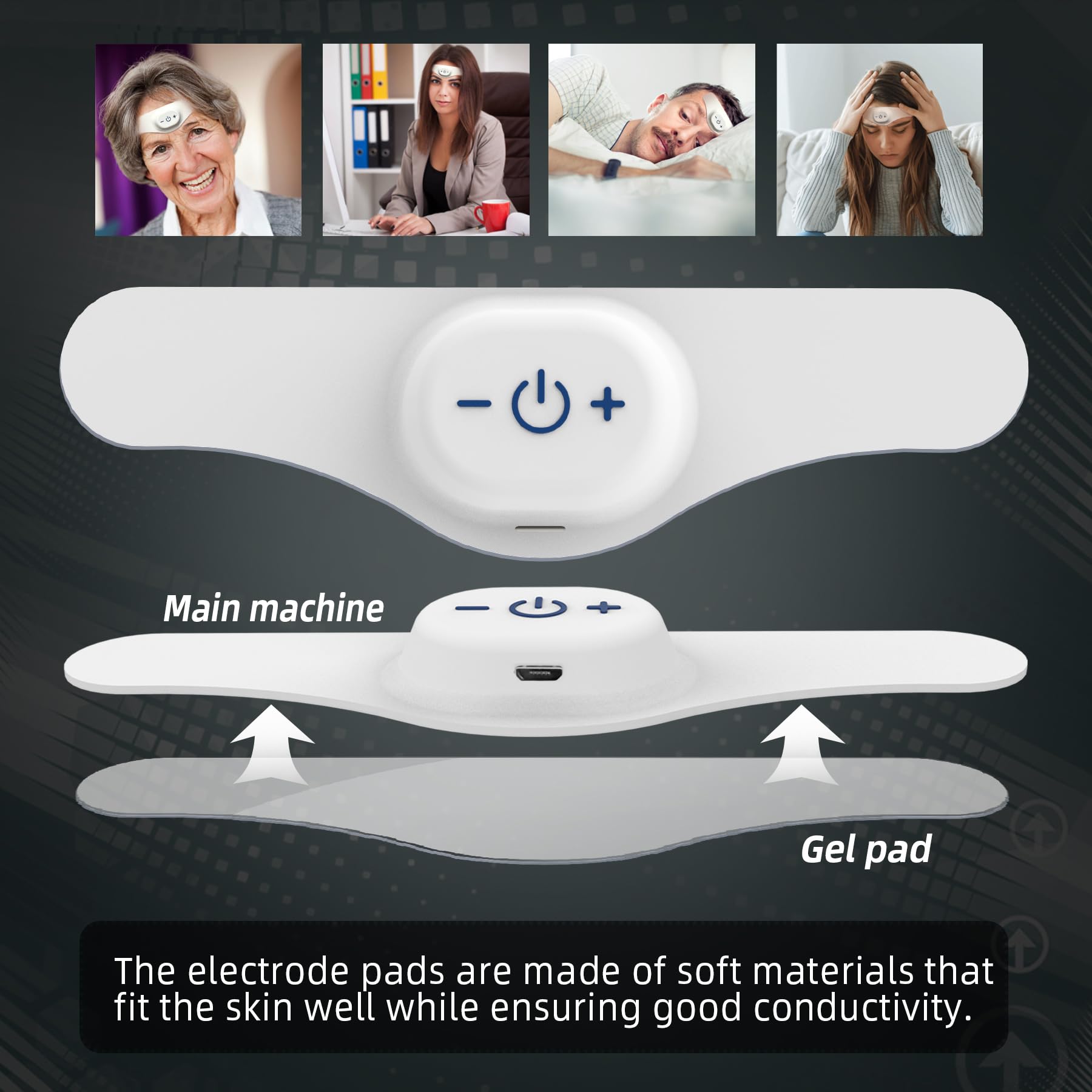 JICHAMOXY USB charging cable powers the massager quickly