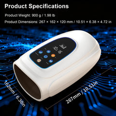 JIEJUNJIE portable design makes hand massage convenient at home or travel.