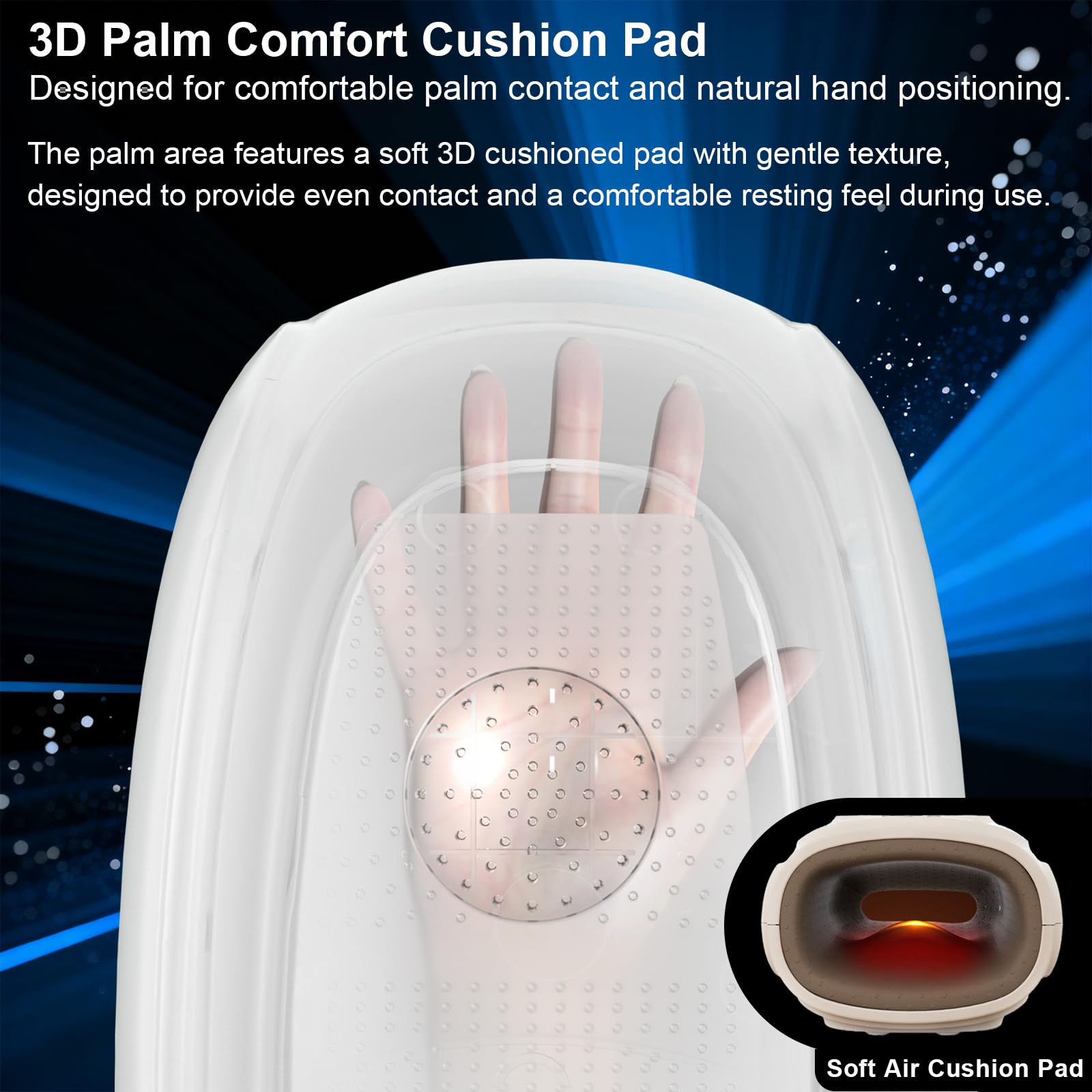 JIEJUNJIE full-hand compression wrap covers wrist, palm, and fingers.