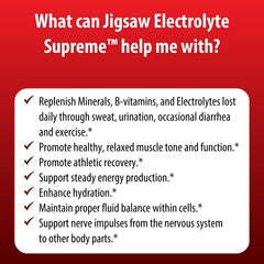 Jigsaw Health Electrolyte Supreme keto-friendly packaging communicates low-carb option