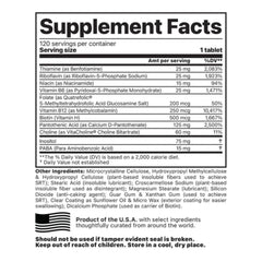 Jigsaw Health Activated B w/SRT tablets prepared for daily energy support.