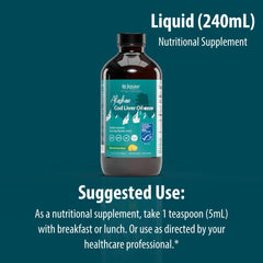 Jigsaw Health Cod Liver Oil serving idea, pour into smoothie for easy daily intake.