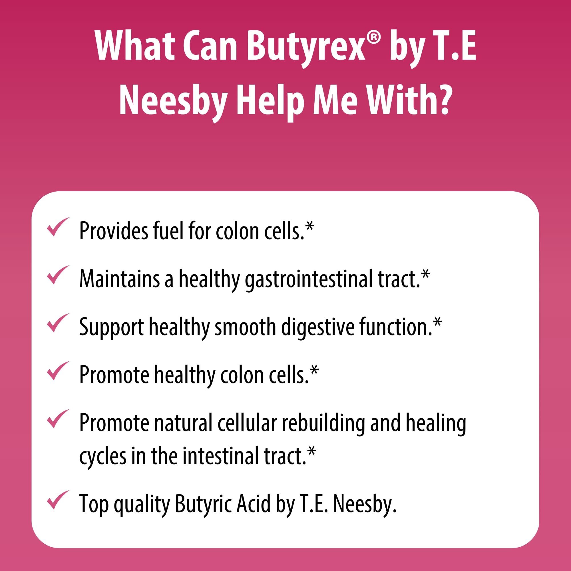 Butyrex gut health concept image with Jigsaw Health branding