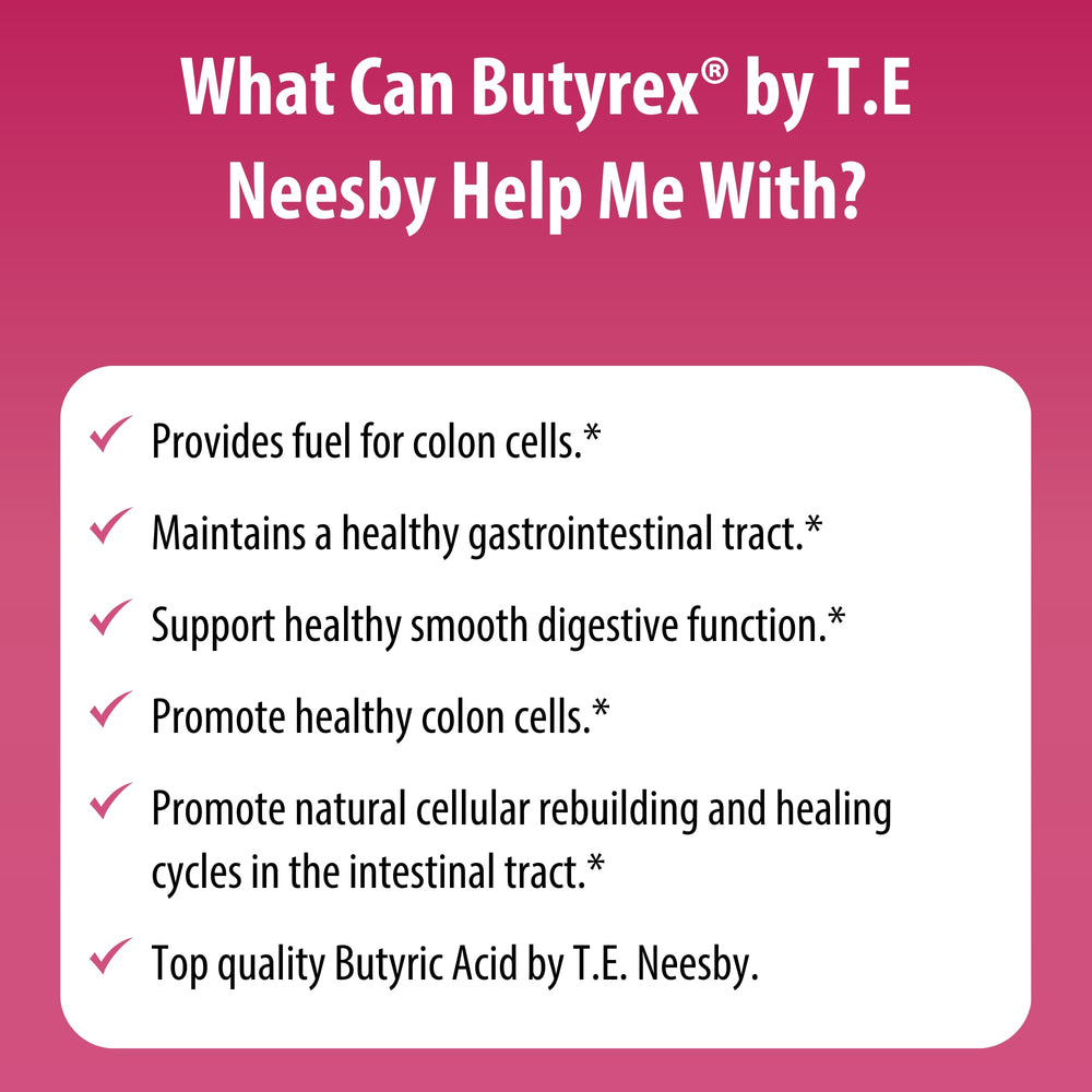 Butyrex gut health concept image with Jigsaw Health branding