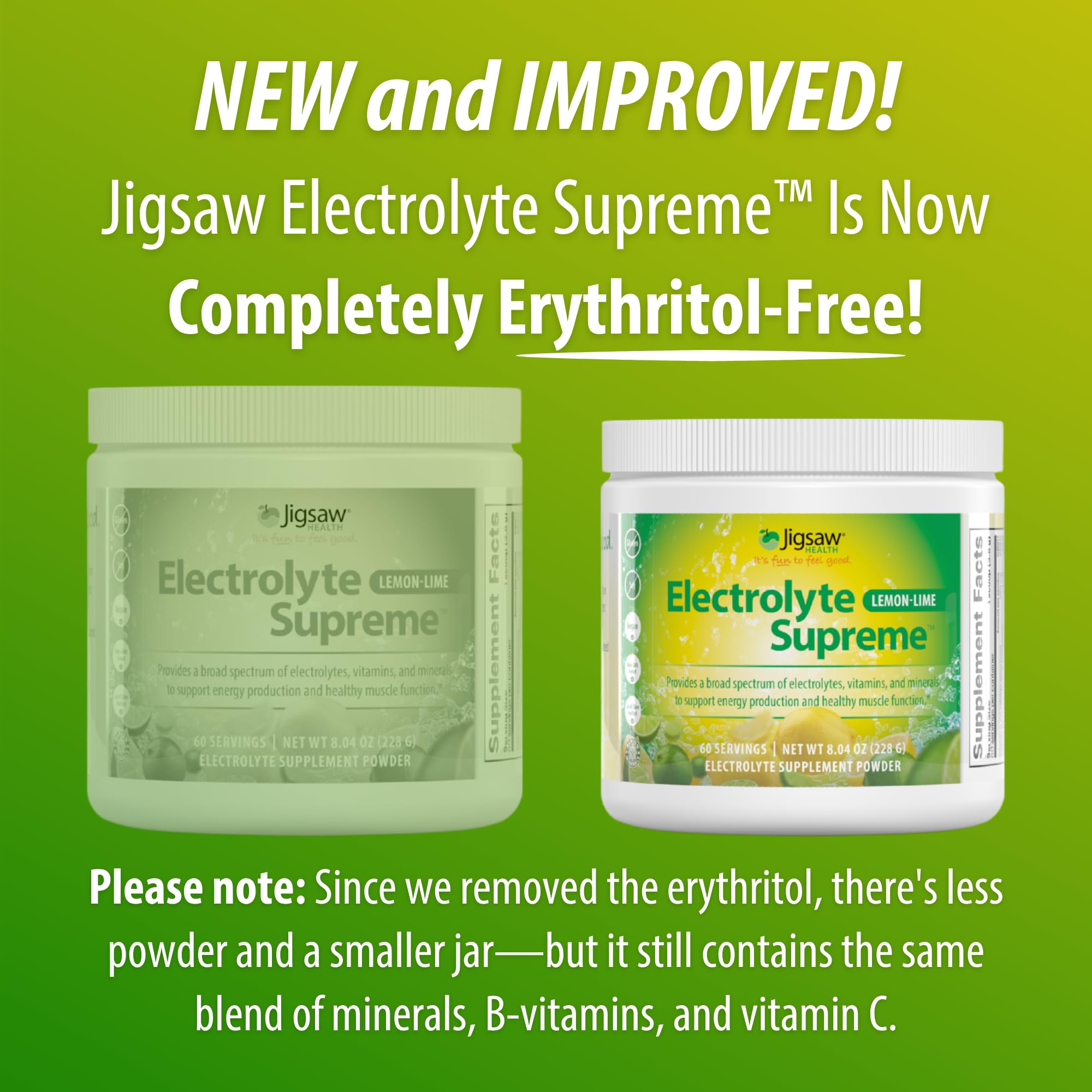 Jigsaw Health Electrolyte Supreme measuring scoop enables easy, consistent electrolyte portions.
