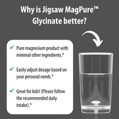 Packaging and box of Jigsaw Health MagPure Glycinate.