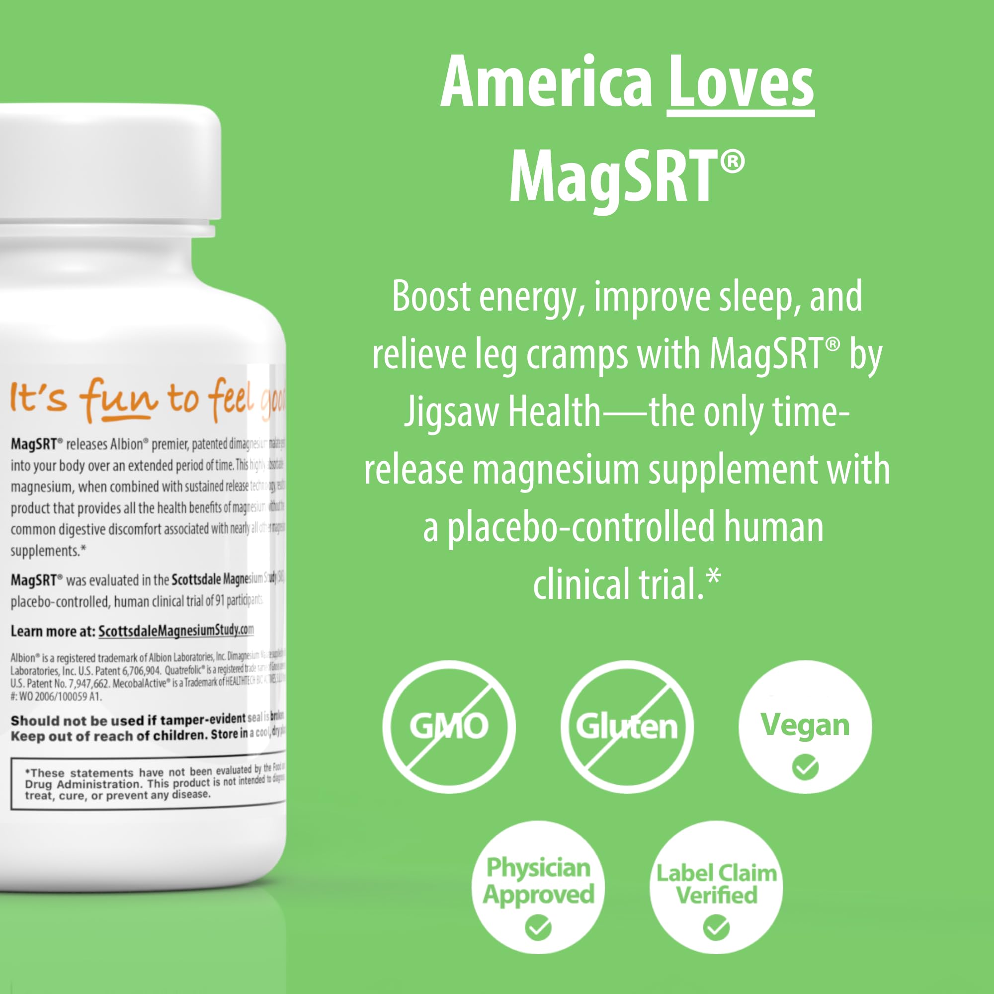 Pouring Jigsaw Health MagSRT from bottle into glass for routine magnesium intake