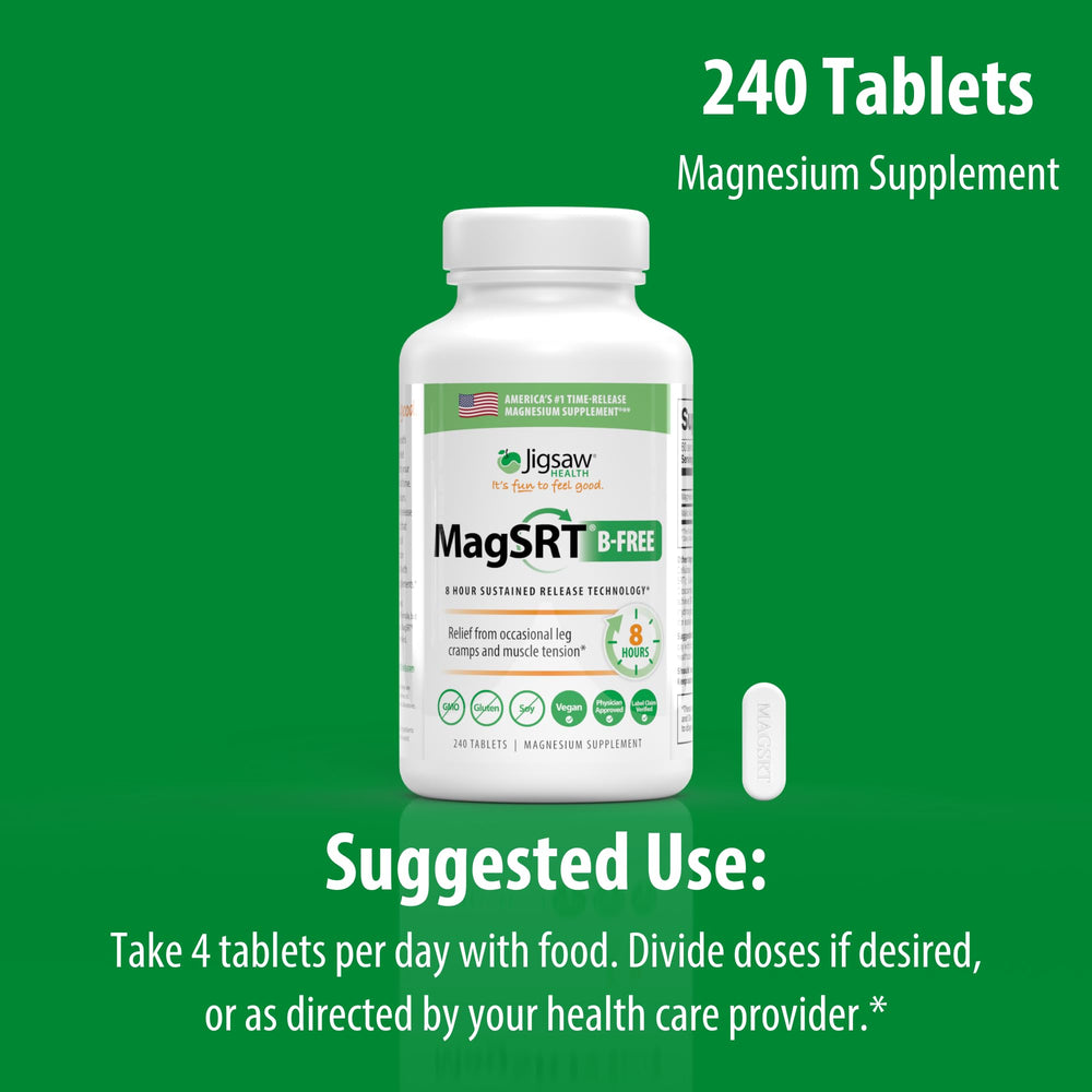 Jigsaw Health MagSRT closeup of tablet texture and coating.