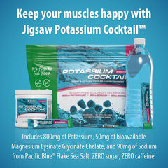 Morning routine with Jigsaw Health Potassium Cocktail for active days