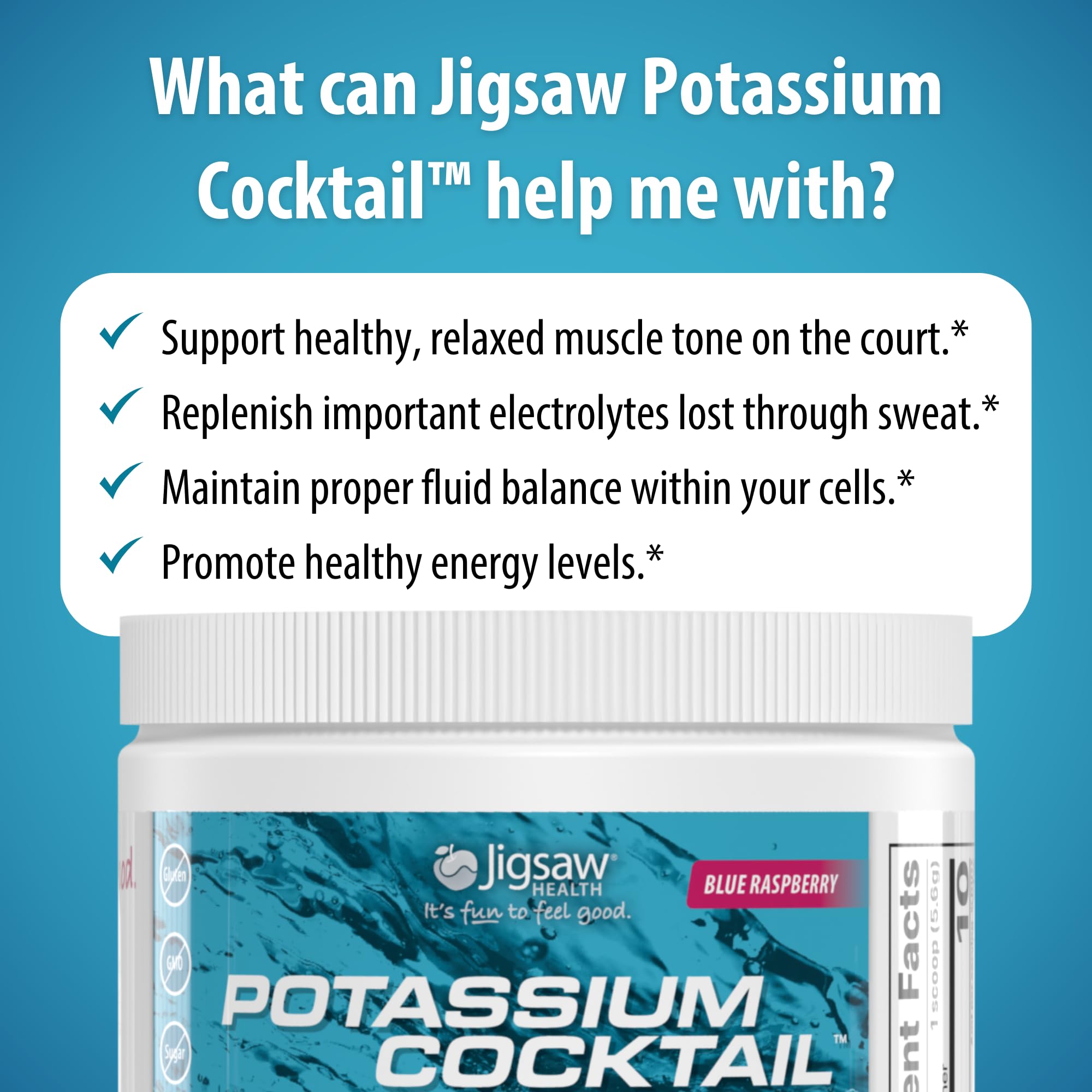 Glass after workout featuring Jigsaw Health Potassium Cocktail