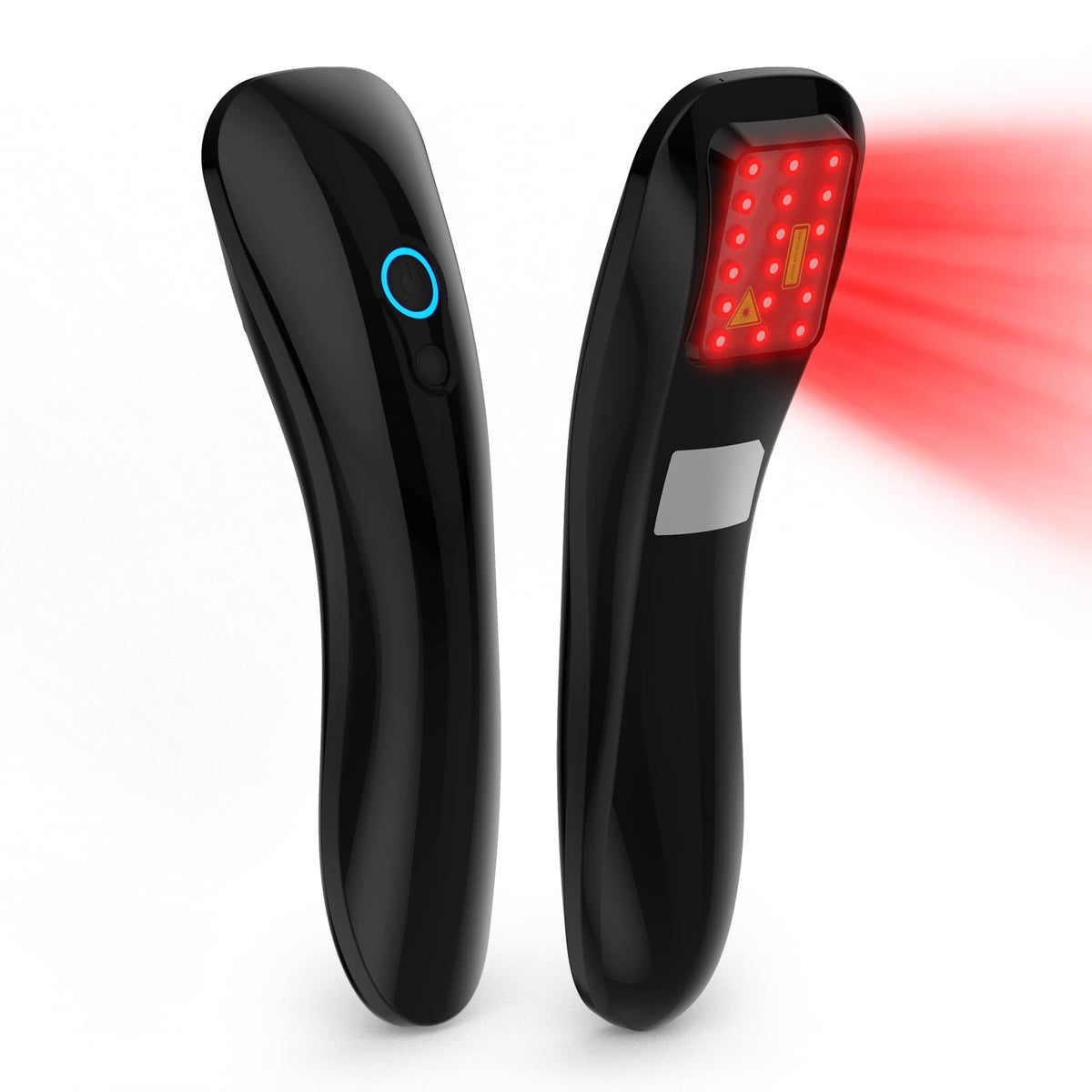 Jitesy handheld red light device front panel for targeted pain relief