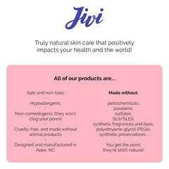 Ingredients list shows tea tree oil and olive leaf in the formula