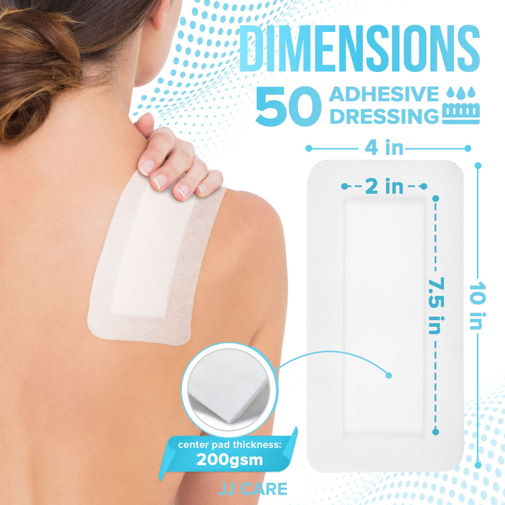 JJ CARE sterile, individually wrapped dressings ensure clean, convenient wound care.