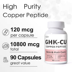 Jkrova GHK-Cu bottle with Made in USA label indicating quality testing.