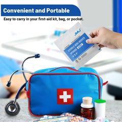 JMU 8-ply absorbent gauze pad designed for reliable fluid management.