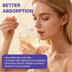 JNS-Believe collagen powder scoop included for easy, consistent serving.