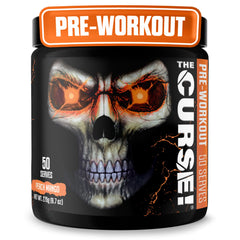 JNX SPORTS The Curse! Peach Mango bottle front for quick energy boost.