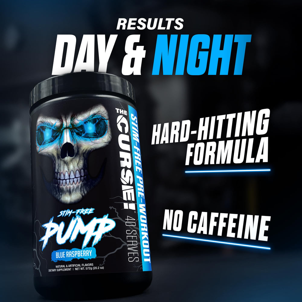 JNX Sports The Curse! Pump close-up of ingredients for nitric oxide support.