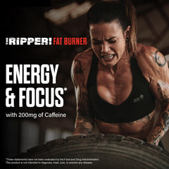 JNX Sports The Ripper serving glass with ice suggests refreshing pre-workout use