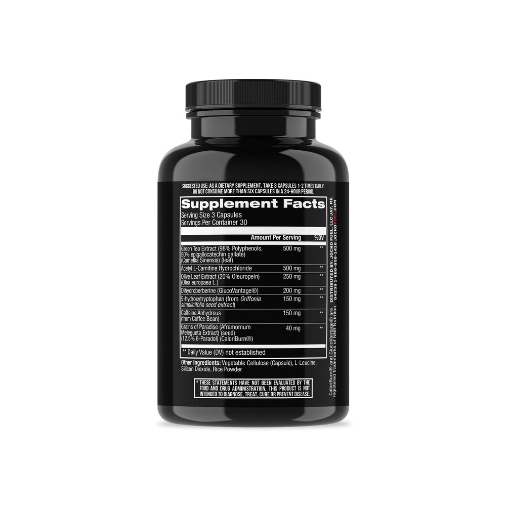 Jocko Fuel Burner capsules outside container for easy daily use