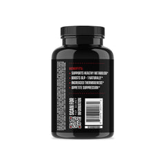 Close-up of Jocko Fuel Burner label highlighting ingredients for metabolism