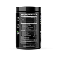 Jocko Fuel Daily Greens scoop in water demonstrates easy mixing.