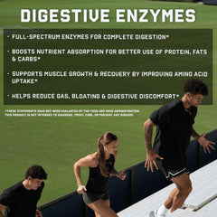 Jocko Fuel Digestive Enzymes beans-and-fiber scene signals smoother digestion with fiber-rich meals.