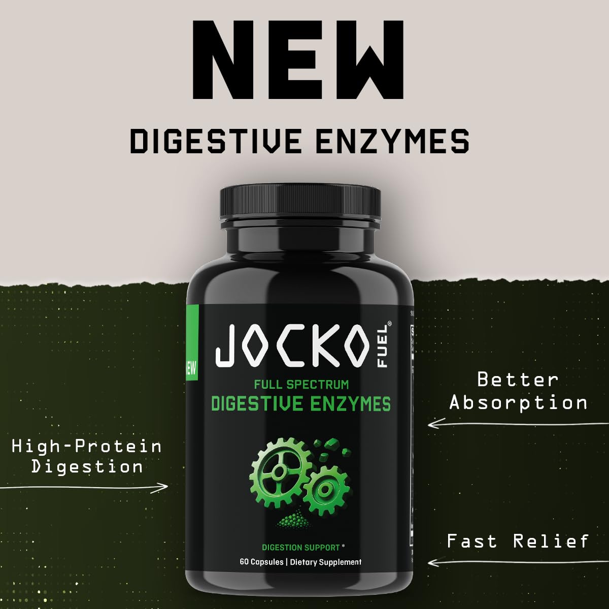 Jocko Fuel Digestive Enzymes dairy-digesting image suggests smoother meals after dairy.