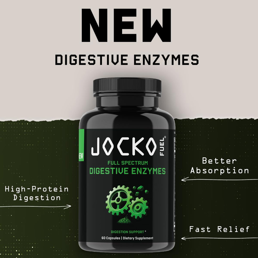 Jocko Fuel Digestive Enzymes dairy-digesting image suggests smoother meals after dairy.