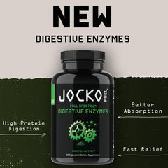 Jocko Fuel Digestive Enzymes dairy-digesting image suggests smoother meals after dairy.