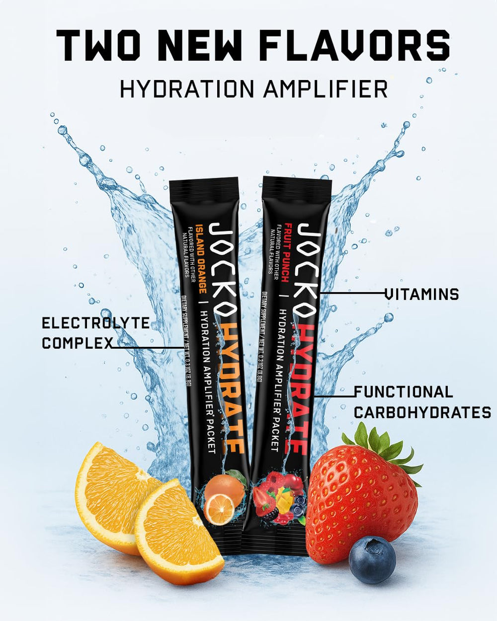 Athlete using Hydrate during a workout scene suggests sustained energy support.