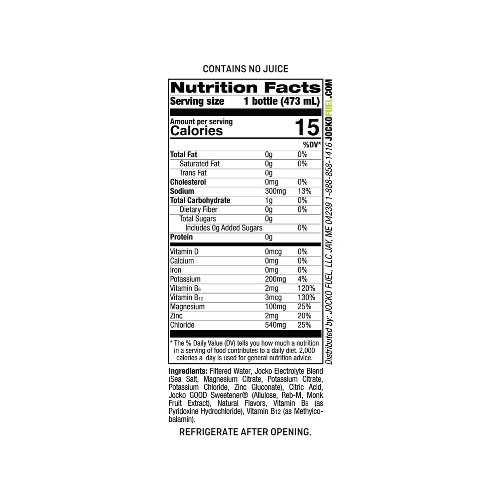 Jocko Fuel Hydrate lemon-lime pour into glass for quick hydration after exercise.