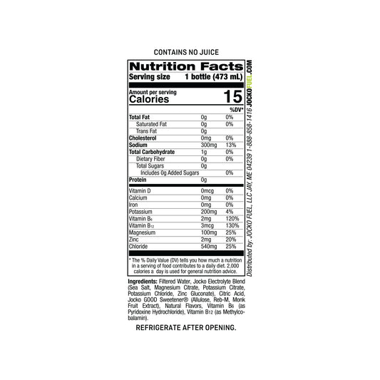Jocko Fuel Hydrate lemon-lime pour into glass for quick hydration after exercise.