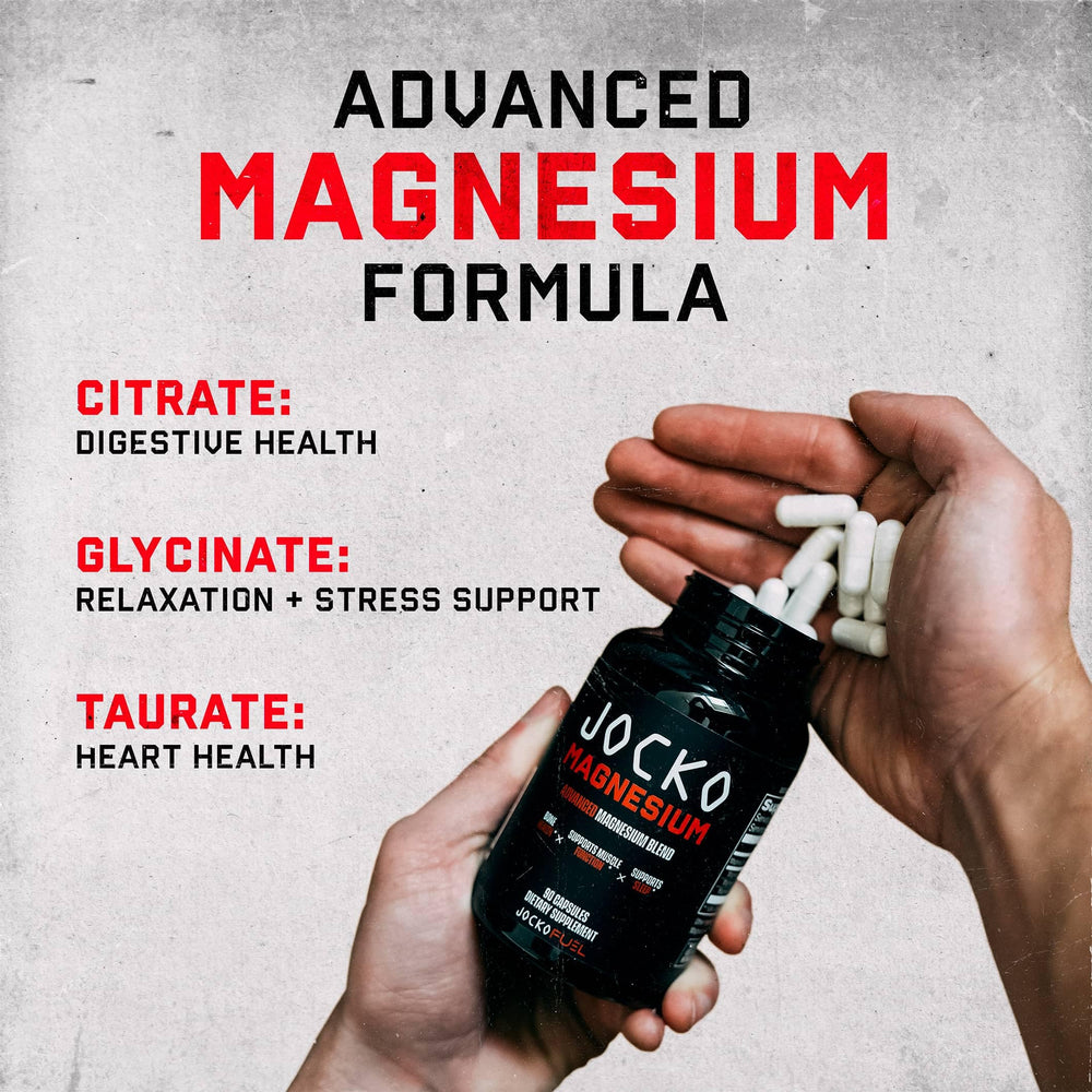 Night-time setup suggesting relaxation after workouts with Jocko Fuel magnesium.