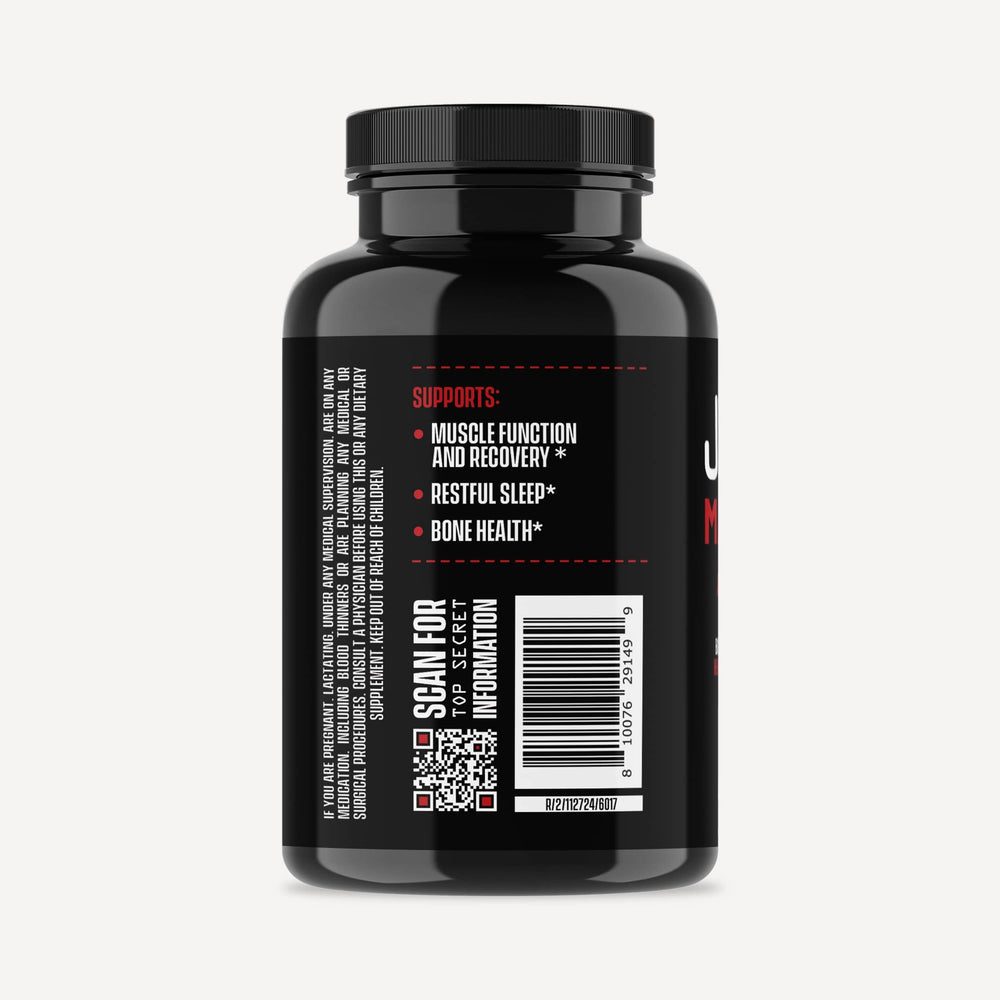 Packaging and bottle with gym-ready design for post-workout routines.