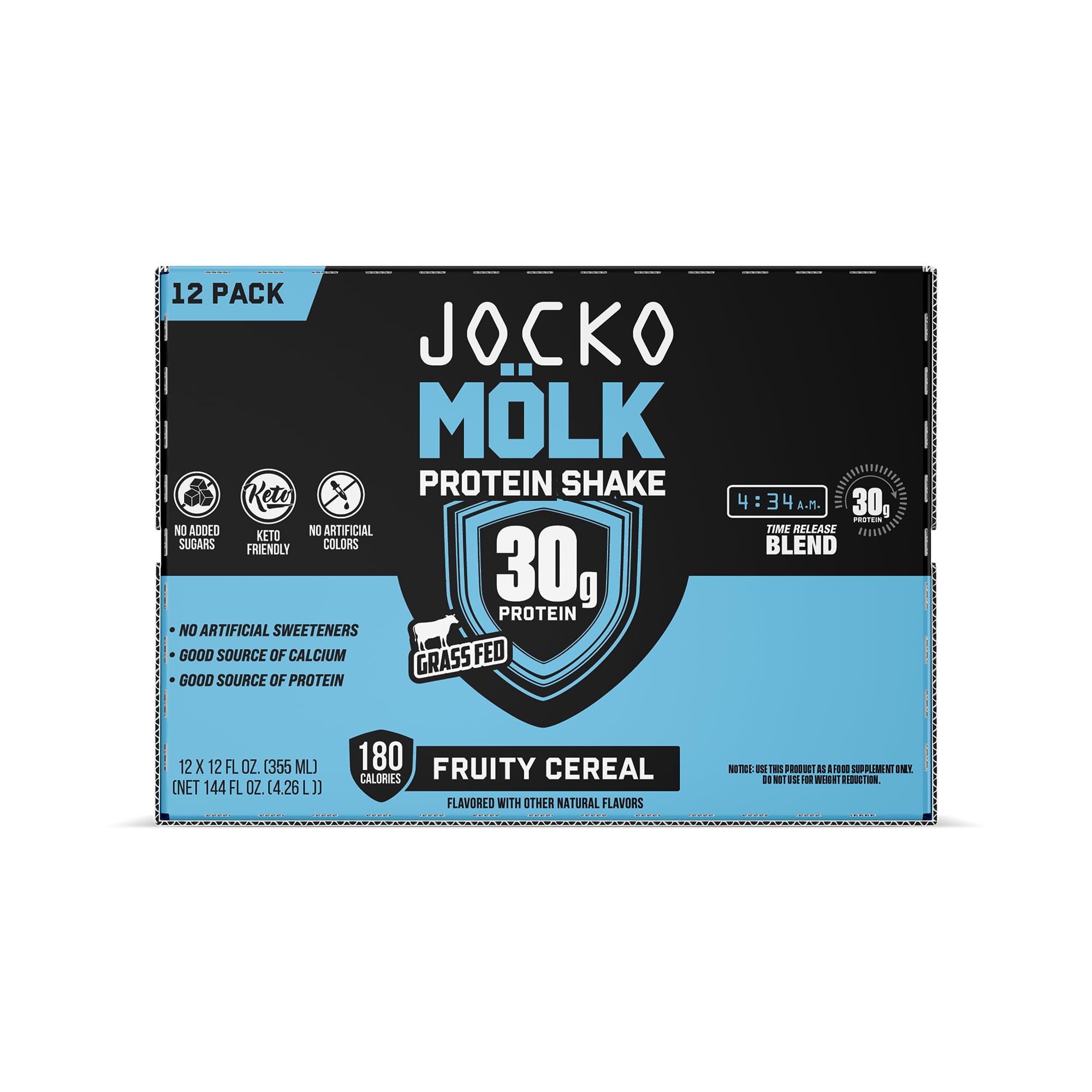 Jocko Mölk bottle pour-action showing smooth mixing and easy consumption.