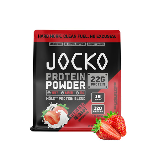 Jocko Fuel Mölk bottle front for daily recovery support.
