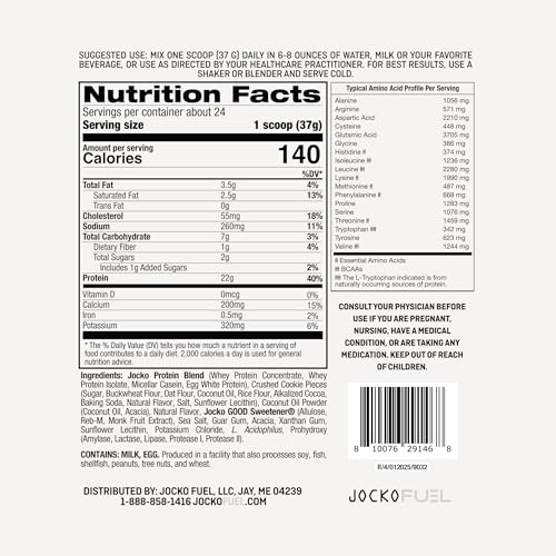 Jocko Fuel Mölk scoop with powder for post-workout fueling.