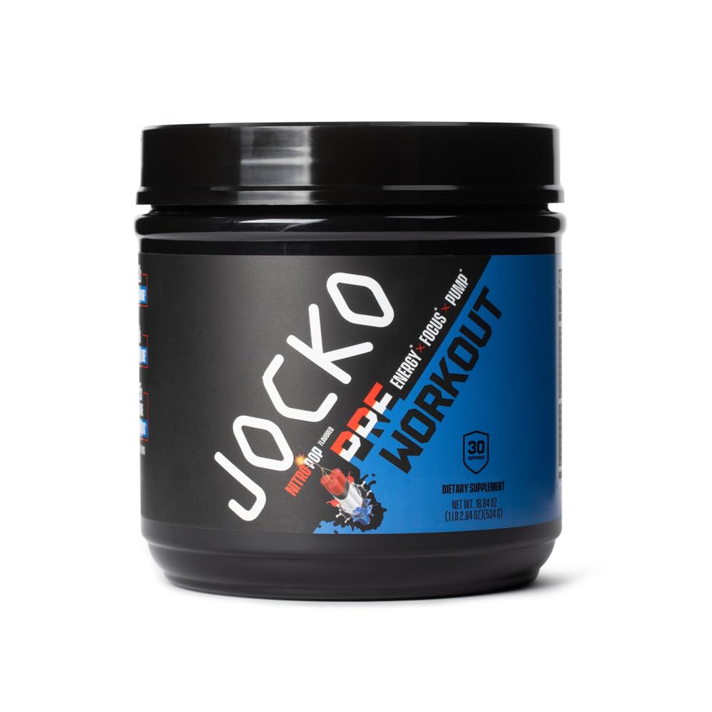 Jocko Fuel Pre Workout tub and label signaling a trusted formula for athletes